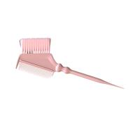 Pinceau professionnel à double tête pour une coloration et un conditionnement efficaces dans les climats secs - Outil de soin des cheveux - Brosse à cheveux avec plastique et plastique