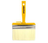 Pinceau Professionnel pour plafonds 150 x 50 mm. Poils Blancs. Manche Ergonomique, avec Crochet. Pinceau Peintre Professionnel