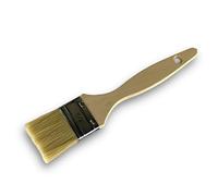 Pinceau Queue de morue | Lot de 12 | Soie Blanche | Largeur 50 mm | Multi Support | Peinture Huile Acrylique Vernis émaux Colle lasure Teinture apprêt résine | Kibros 320_50x12