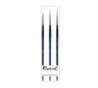Pinceau Raphael Série 8224 Traceurs Bleu , 0, 6/0, 10/0