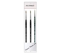 Pinceau Raphael Series 8404,kolinsky Rouge Sable Pinceau,Set 2pcs,Taille 1, 1. (Raphael France) + 1 Mini 1570