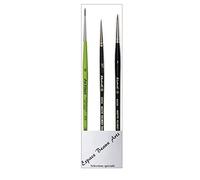 Pinceau Raphael Series 8404,kolinsky Rouge Sable Pinceau,Set 2pcs,Taille 3/0. 1 (Raphael France) et 1 Serie 373