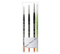 Pinceau Raphael Series 8404,kolinsky Rouge Sable Pinceau,Set 3pcs,Taille 3/0 2/0. 0 (Raphael France) + 1 373