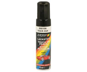 PINCEAU RETOUCHE KOMPAKT 900106 LAQUE NOIRE MAT 12ML MOTIP