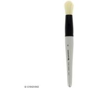 Pinceau Rigide Rond Graduate XL - Soie beaux blanc - n° 50 G