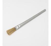 Pinceau robuste pour flux, pâtes dures, eau à souder et graisse à souder, longueur 120 mm et dimensions de la tête : 21 x 15 x 8 mm, peut également être utilisé dans la construction en sable