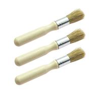 Pinceau Rond en Bois pour la Peinture de Meubles, Super Pinceau en Cire, Peinture à la Craie pour Les Petits projets