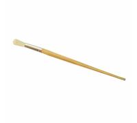 Pinceau Rond en métal n°6, idéal pour Les travaux de précision et Les détails de Peinture, Facile à Utiliser et Bonne durabilité.