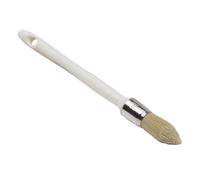Pinceau rond manche en ABS blanc Savy 18mm