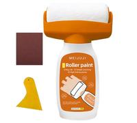 Pinceau rouleau 2 en 1 - Petites fentes de réparation murale, support de multifonction, écran de revêtement durable, pack de fixation compact | fissures, taches, écailles, rayures Z