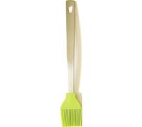 Mastrad Pinceau à pâtisserie silicone - Manche inox 26 cm, résiste jusqu’à 300 °C - Verte