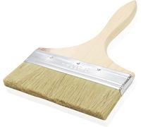 Pinceau Spalter Large 200mm Peinture Vernis Brosse Plate Epaisse Surfaces | Bois murs sol, acrylique vitrificateur parquet, manche ergonomique, grande surface, vernissage, application roulette