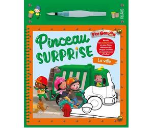 Pinceau surprise - La ville + pinceau - Alexis Nesme - Fleurus - cartonné - Document jeunesse