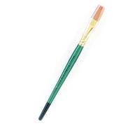 Pinceau Synthétique Plat N°16 - Manche Vert - Lot De 5 Pinceaux