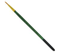 Tristar Série 104 Lot de 10 Pinceaux poils synthétiques ronds n°8 Taklon Or/Manche vert