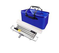 Pinceau tambour en fibre ultra fine de 16 pouces, outil brossage mural for bac à peinture(1.1m set)