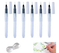 Pinceaux à Eau Stylo Aquarelle,Stylo Brosse Aquarelle d'Eau,Peinture d'Eau Brosse Stylo,Peinture d'Eau Aquarelle Stylo,Stylos Brosse Pinceau avec Eau,Hydrosolubles Pinceau à Réserve d'Eau Artiste