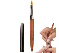 Pinceaux à ongles en bois de santal pour un usage domestique et professionnel, détails fins, dessin fin, salon à la maison