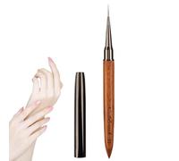 Pinceaux à ongles pour le, pinceaux pour la conception des ongles,Outil de - Brosse à vernis à en bois de santal pour détails fins, dessin fin, lignes longues, usage domestique et salon de man
