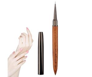 Pinceaux à ongles pour le, pinceaux pour la conception des ongles | Outils de pointage des - Brosse à vernis à en bois de santal pour détails fins, dessin fin, lignes longues, usage dom