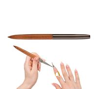 Pinceaux à ongles pour | Outil - Brosse en bois de santal pour longues lignes, détails fins, dessin fin, design d'ongles, usage domestique et professionnel