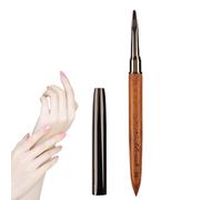 Pinceaux à ongles pour | Pinceau à ongles | Pinceau en bois de santal pour lignes longues, détails fins, dessin fin, design d'ongles, usage domestique et professionnel