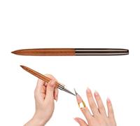 Pinceaux à ongles pour | Pinceaux de peinture à ongles - Pinceau de détail en bois de santal pour détails fins, dessin fin, lignes longues, design, salon à la maison