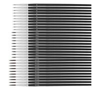 Pinceaux à Peinture, Pinceaux Miniatures pour Petits Détails avec 30 Pinceaux de Détail pour Petites Sculptures (Noir 000# 00# 0# 10 pièces chacune)
