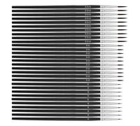 Pinceaux à Peinture, Pinceaux Miniatures pour Petits Détails avec 30 Pinceaux de Détail pour Petites Sculptures (Noir 000# 00# 0# 10 pièces chacune)