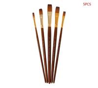Pinceaux À Peinture Ronds/Filert/Angel/Flat Nylon W91a, 5 Pièces