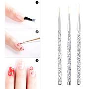 Pinceaux Acryliques Professionnels De Peinture De Gel De Brosse De Revêtement D'art D'ongle Brosses De Rayure Pour Les Coups Courts Détails Mélange El