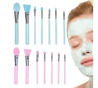 Pinceaux applicateurs, baguettes de pinceaux, outils à poils doux, application précise, pinceau à lèvres pour crème de, résine époxy, artisanat artistique, à paupières en silicone, 14