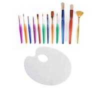 Pinceaux Assortis X 12 + 1 Palette