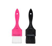 Pinceaux Coloration Cheveux FRAMAR Ove Painter Pinceau Noir / Rosa 2 Pièces De