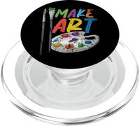 Pinceaux Colorés Art Peinture Peintre Palette Artiste PopSockets PopGrip pour MagSafe