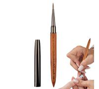 Pinceaux de conception d'ongles, outils de pointillage | Pinceau en bois de santal pour les lignes longues, détails fins, dessin fin, design, usage domestique et professionnel