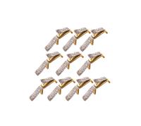 Carrera Accessoire de circuit Go et Digital 143 – 10 frotteurs doubles – 61510 Doré