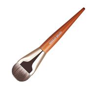 Pinceaux de de teint - 16,5 x 3,3 cm Pinceau spatule de maquillage professionnel, poils synthétiques | Tête plate ultra fine et large forme de langue, pour couverture impeccable estompée