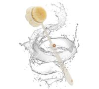 Pinceaux de douche, brosse pour le corps avec manche long, pointes haute densité double face pour gommage nettoyage en profondeur homme adolescent voyage