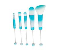 Pinceaux de maquillage à poils doux - Pinceaux de maquillage perlés - Pinceau de fard à paupières - Ensemble de pinceaux uniques - Accessoires de maquillage créatifs