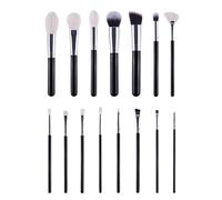Pinceaux de Maquillage Ensemble complet de 15 pinceaux maquillage à poils doux for poudre libre pour Toutes les Femmes