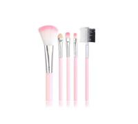 Pinceaux De Maquillage Lot De 5 Pinceaux De Maquillage Rose Rose
