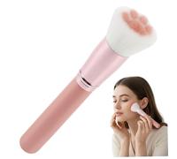 Pinceaux de maquillage mignons 6, 5 pouces pattes de chat pinceaux maquillage en poudre moelleuse pour poudre du visage, fard à joues, ombre et contour, Zuhause Gebrauch