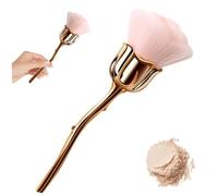 Pinceaux de maquillage mignons, exquis et luxueux en forme de pétale de rose, multi-usages, doux et moelleux pour le maquillage quotidien, la poussière de nail art