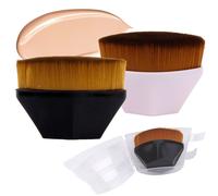 Pinceaux De Maquillage Pour Fond De Teint Bb Crème Brosse Magique À Six Coins Brosse À Poudre Libre Kit Plat Pinceau Pour Fard À Paupières