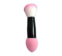 Pinceaux de maquillage professionnels, 1 pinceau double blush pinceaux de maquillage Set Premium Synthetic Foundation Brush Blending Face Powder Blush Concealers (Multicolore)