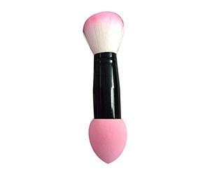 Pinceaux de maquillage professionnels, 1 pinceau double blush pinceaux de maquillage Set Premium Synthetic Foundation Brush Blending Face Powder Blush Concealers (Multicolore)