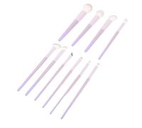 Pinceaux de Maquillage Synthétiques Doux pour Ombres à Paupières, Correcteurs, Pinceaux de Maquillage Synthétiques de Couleur Violette, Poils Densément Emballés, Conçus avec une