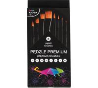 Pinceaux de peinture KIDEA - Un ensemble de 8 outils d'art professionnels pour une création créative et de grands résultats ! Idéal pour les enfants et les adultes passionnés d'art.