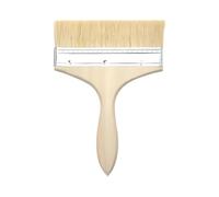 Pinceaux de Peinture, Pinceau Plat Professionnels, Pinceau Fin Peinture Universel Pinceaus Brosse pour Huile Acrylique Grandes Surfaces Peintures à la Craie Bois Extérieur Meubles Clôture Mur (Marron)